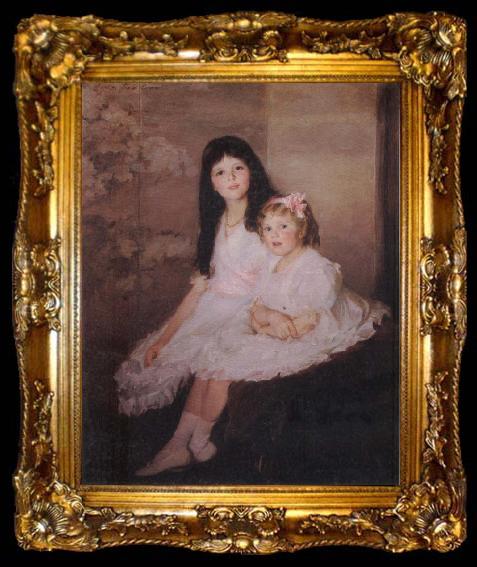 framed  Lydia Emmett Miss Ginny and Polly, ta009-2